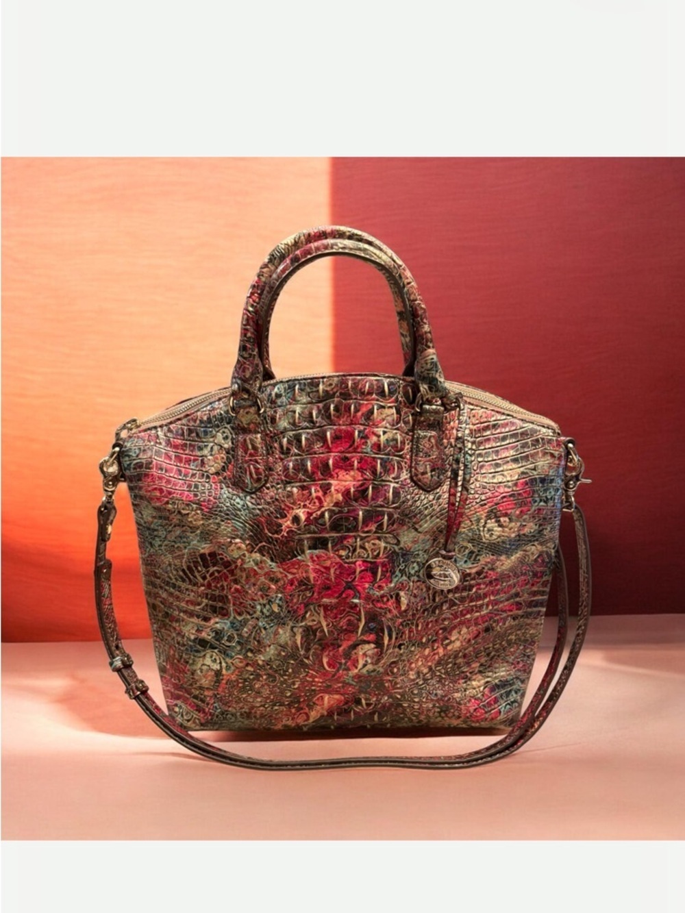 Brahmin Melbourne Duxbury Satchel in Harvest